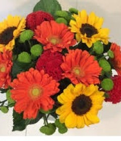 Gerbera Bouquet & Sun Flowers