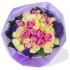 One Dozen Maria Pink Rose Bouquet